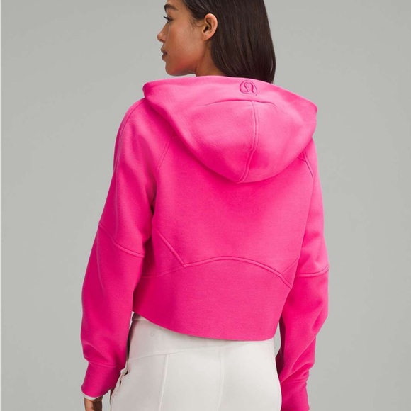 Lululemon Scuba Full Zip Oversized Hoodie Sonic Pink - Picture 2 of 3